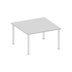 Tavolo quadrato QUADRIFOGLIO Linea EDUCATIONAL - Dim. in cm 100X100X59 cm Piano in melaminico SP. 25mm - Gamba Quadrata (SENZA TELAIO)