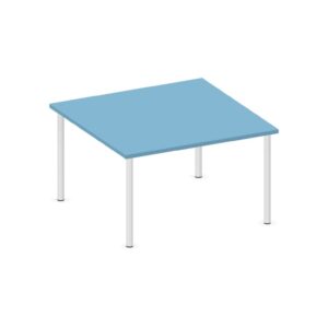 Tavolo quadrato QUADRIFOGLIO Linea EDUCATIONAL - Dim. in cm 100X100X59 cm Piano in melaminico SP. 25mm - (SENZA TELAIO)