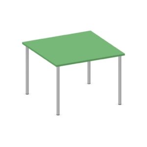 Tavolo quadrato QUADRIFOGLIO Linea EDUCATIONAL - Dim. in cm 100X100X71 cm Piano in melaminico SP. 25mm - (SENZA TELAIO)