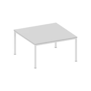 Tavolo quadrato QUADRIFOGLIO Linea EDUCATIONAL - Dim. in cm 130X130X71 cm Piano in melaminico SP. 25mm - Gamba Quadrata (CON TELAIO)