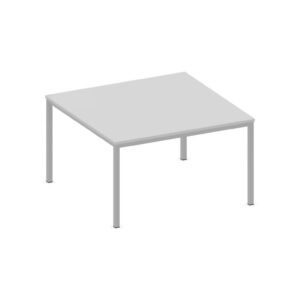 Tavolo quadrato QUADRIFOGLIO Linea EDUCATIONAL - Dim. in cm 130X130X76 cm Piano in melaminico SP. 25mm - Gamba Quadrata (CON TELAIO)