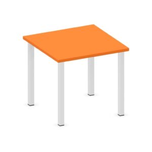 Tavolo quadrato QUADRIFOGLIO Linea EDUCATIONAL - Dim. in cm 65X65X59 cm Piano in melaminico SP. 25mm - Gamba Quadrata (SENZA TELAIO)