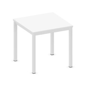 Tavolo quadrato QUADRIFOGLIO Linea EDUCATIONAL - Dim. in cm 65X65X64 cm Piano in melaminico SP. 25mm - Gamba Quadrata (CON TELAIO)