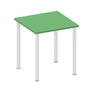 Tavolo quadrato QUADRIFOGLIO Linea EDUCATIONAL - Dim. in cm 70X70X76 cm Piano in melaminico SP. 25mm - Gamba Quadrata (SENZA TELAIO)