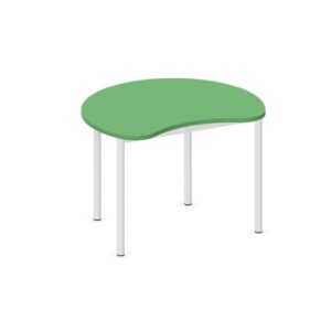 Tavolo Spicchio QUADRIFOGLIO Linea EDUCATIONAL - Dim. in cm 100x81x71h - Piano in melaminico sp. 25 mm - Gamba Circolare (CON TELAIO)