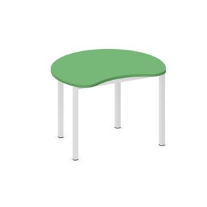 Tavolo Spicchio QUADRIFOGLIO Linea EDUCATIONAL - Dim. in cm 100x81x71h - Piano in melaminico sp. 25 mm - Gamba Quadrata (CON TELAIO)