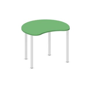 Tavolo Spicchio QUADRIFOGLIO Linea EDUCATIONAL - Dim. in cm 100x81x76h - Piano in melaminico sp. 25 mm - Gamba Quadrata (SENZA TELAIO)