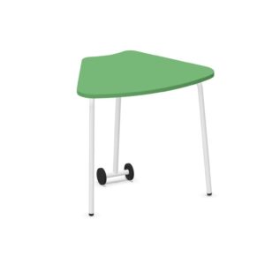 Tavolo ARCO 60° Ribaltabile QUADRIFOGLIO Linea EDUCATIONAL - Dim. in cm 87x67x71h - Struttura in Metallo con Ruote