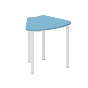 Tavolo ARCO 60° QUADRIFOGLIO Linea EDUCATIONAL - Dim. in cm 88X67X82 cm - Piano in melaminico SP. 25mm (Gamba Quadrata)