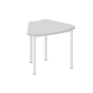Tavolo ARCO 60° QUADRIFOGLIO Linea EDUCATIONAL - Dim. in cm 88X67X71 cm - Piano in melaminico SP. 25mm (Gamba Circolare)