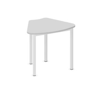 Tavolo ARCO 60° QUADRIFOGLIO Linea EDUCATIONAL - Dim. in cm 88X67X76 cm - Piano in melaminico SP. 25mm (Gamba Quadrata)