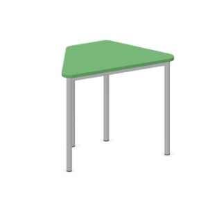 Tavolo trapezio QUADRIFOGLIO Linea EDUCATIONAL - Dim. in cm 90X57X76 cm Piano in melaminico SP. 25mm - (CON TELAIO)